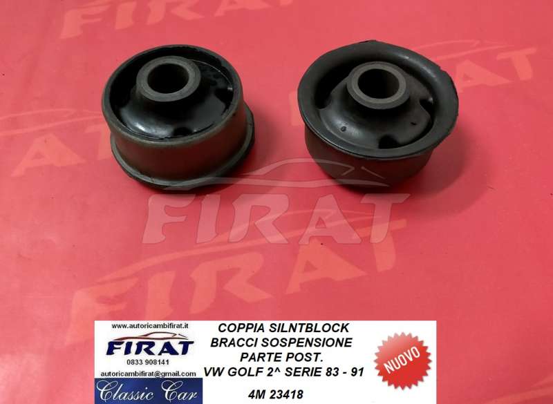 SILENT BLOCK BRACCIO SOSPENSIONE VW GOLF 83 - 91 (22418)
